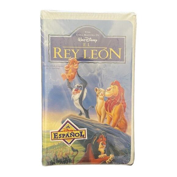 The Lion King El Rey 1994 Disney Spanish Espanol VHS Movie Sealed New RARE